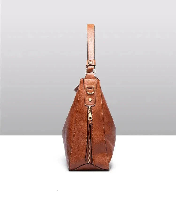 Bolso de Cuero Cruzado